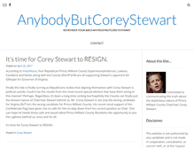 Tablet Screenshot of anybodybutcoreystewart.com